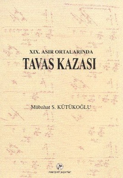 19. Asır Ortalarında Tavas Kazası kitabı