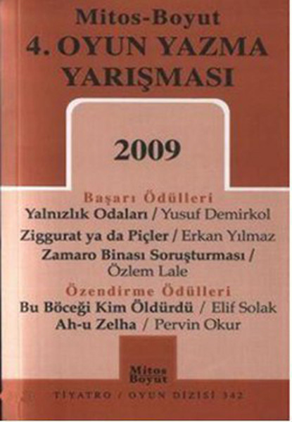 4. Oyun Yazma Yarışması 2009 kitabı