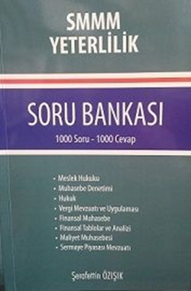 Smmm Yeterlilik Soru Bankası 1000 Soru - 1000 Cevap kitabı