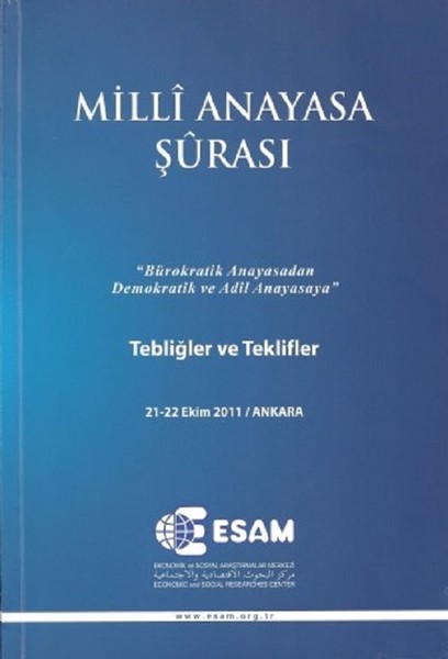 Milli Anayasa Şurası kitabı