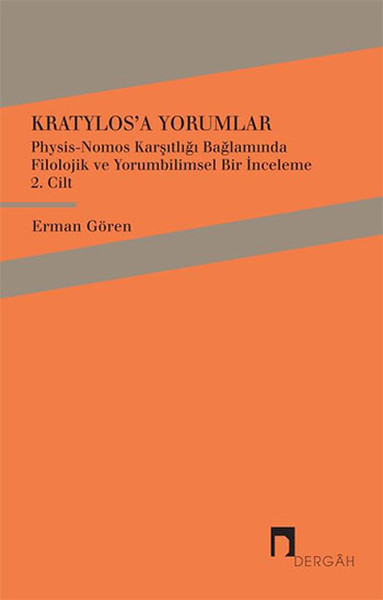 Kratylos 2. Cilt - Kratylos'a Yorumlar kitabı