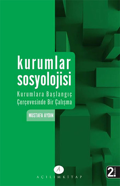 Kurumlar Sosyolojisi kitabı