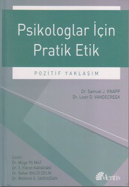 Psikologlar İçin Pratik Etik kitabı