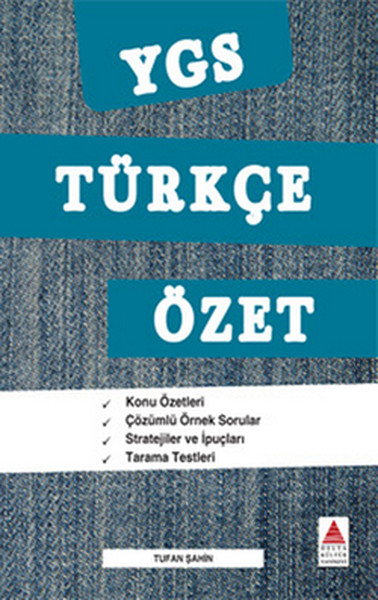 Delta Ygs Türkçe Özet kitabı