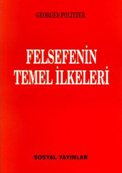 Felsefenin Temel İlkeleri kitabı