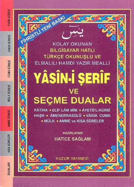 Yasin-İ Şerif Ve Seçme Dualar kitabı