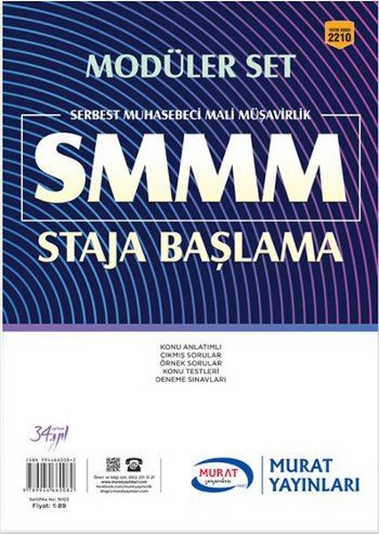 Modüler Set Smmm Staja Başlama