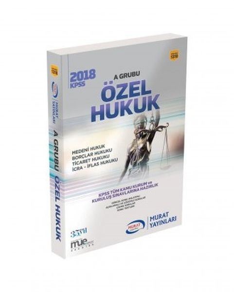 2018 Kpss A Grubu Özel Hukuk kitabı