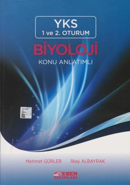 Yks Biyoloji Konu Anlatımlı 1. Ve 2. Oturum kitabı