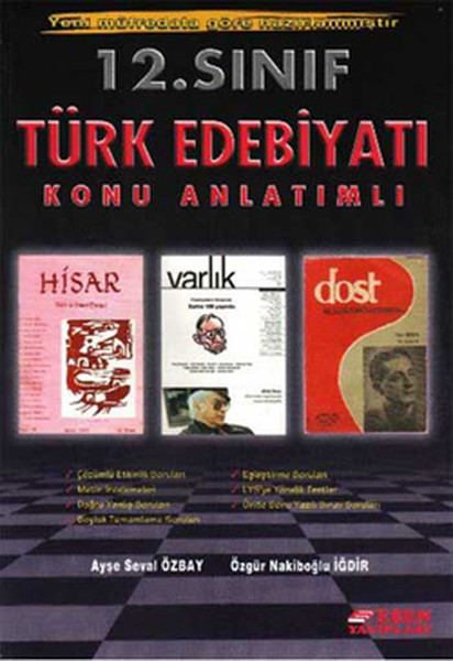 Esen 12. Sınıf Türk Edebiyatı Konu Anlatımı kitabı