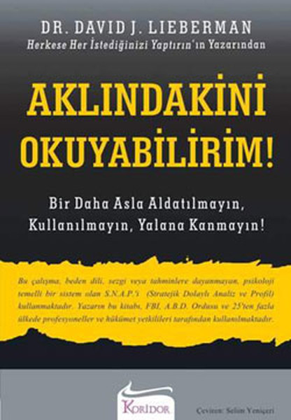 Aklındakini Okuyabilirim!  kitabı