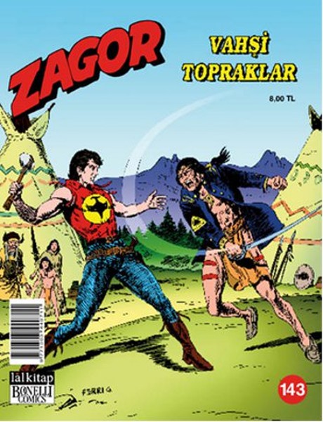 Zagor Sayı: 143 - Vahşi Topraklar kitabı