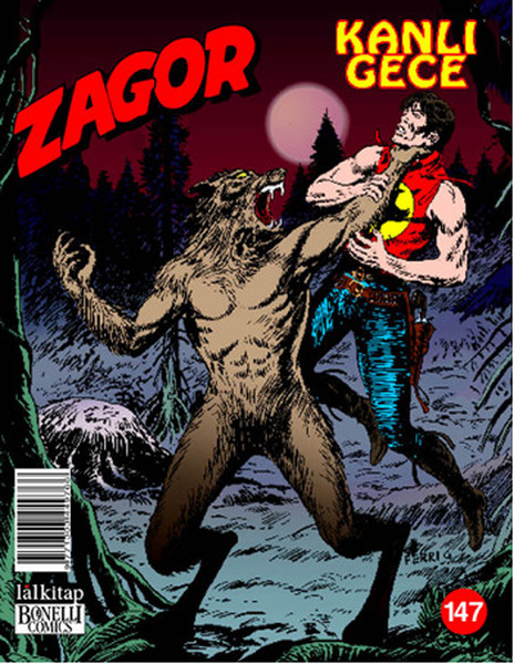 Zagor Sayı: 147 - Kanlı Gece kitabı