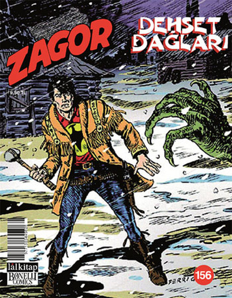 Zagor Sayı 156 - Dehşet Dağları kitabı
