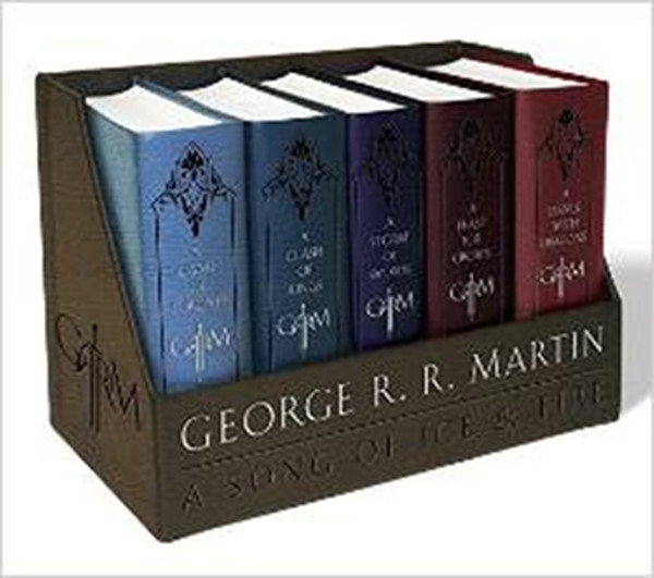 George R. R. Martin's A Game Of Thrones Leather-Cloth Boxed Set (Song Of Ice And Fire Series) 