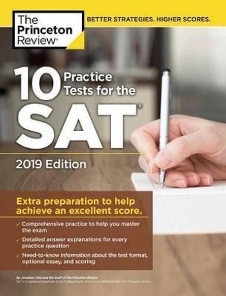 10 Practice Tests For The Sat: 2019 Edition (College Test Prep)  kitabı