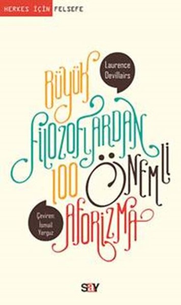 Büyük Filozoflardan 100 Önemli Aforizma kitabı