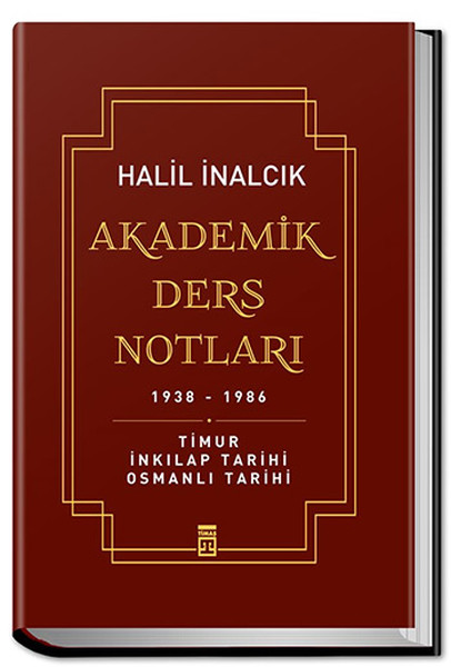 Akademik Ders Notları kitabı