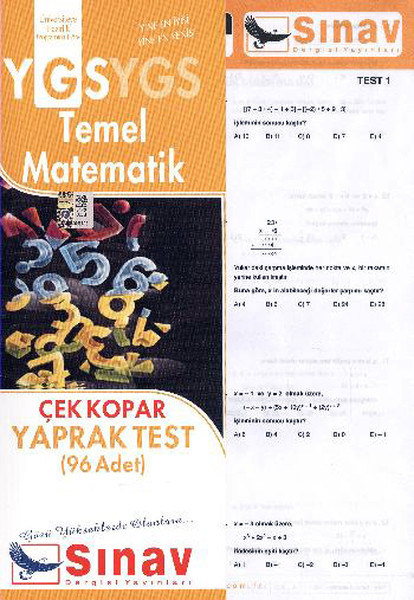 Ygs Temel Matematik Yaprak Test (96 Test)  kitabı