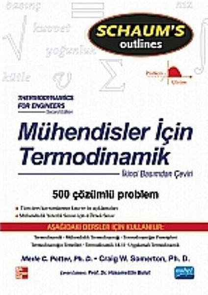 Mühendisler İçin Termodinamik / Thermodynamics For Engineers kitabı