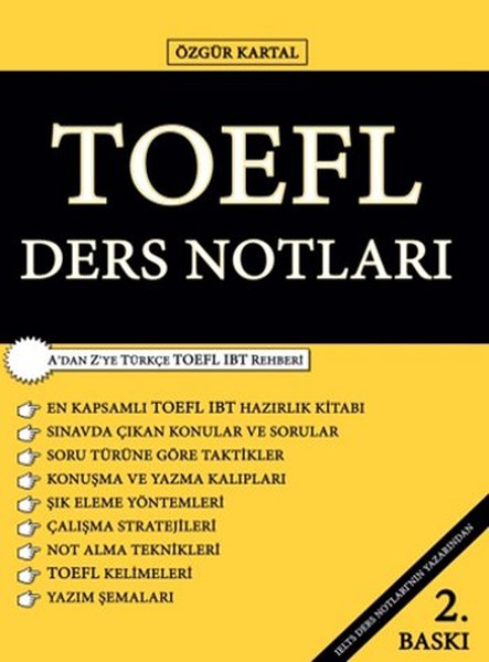 Toefl Ders Notları kitabı