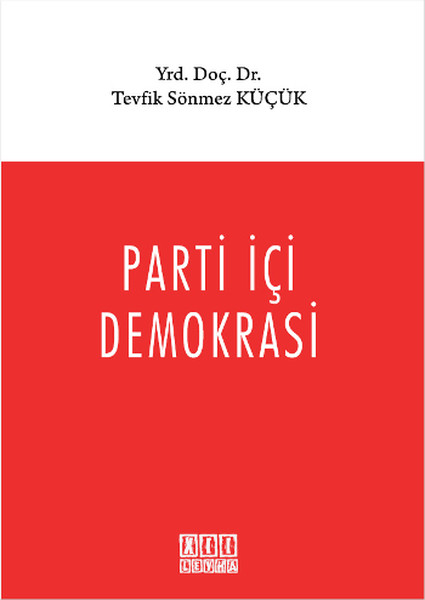 Parti İçi Demokrasi kitabı