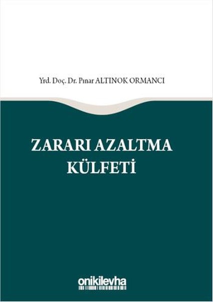Zararı Azaltma Külfeti kitabı