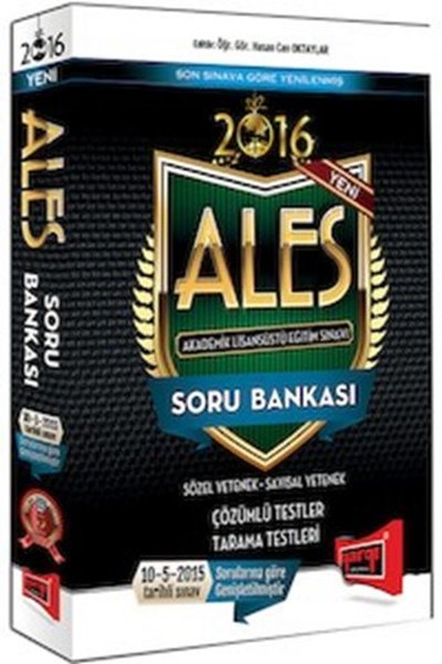 Ales Soru Bankası Sayısal Ve Sözel Yetenek Yargı Yayınları 2016 kitabı