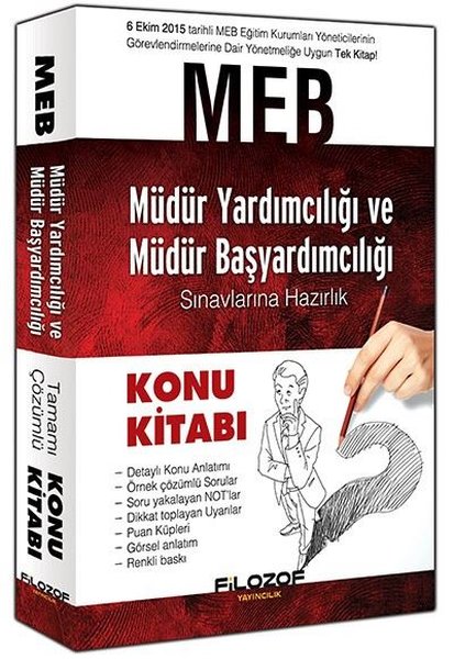 Meb Müdür Yardımcılığı Ve Müdür Başyardımcılığı Sınavlarına Hazırlık kitabı