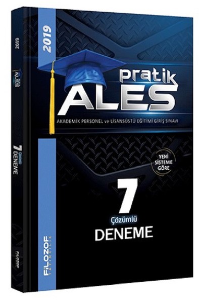 2019 Ales Pratik Çözümlü 7 Deneme kitabı