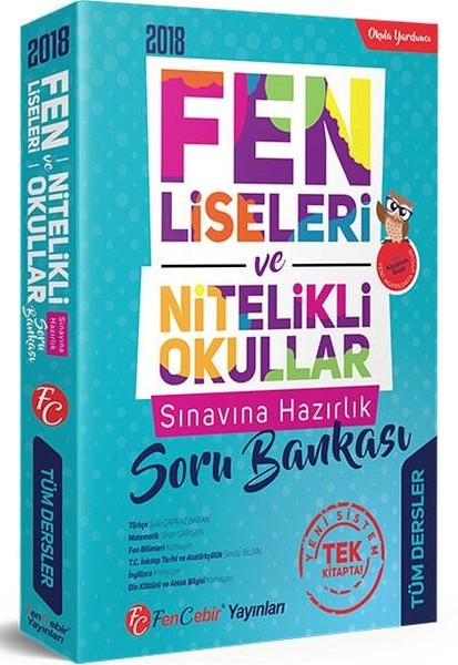 2018 Fen Liseleri Ve Nitelikli Okullar Sınavına Hazırlık Tüm Dersler Soru Bankası kitabı