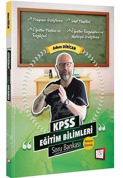 2019 Kpss Eğitim Bilimleri Tamamı Çözümlü Soru Bankası kitabı