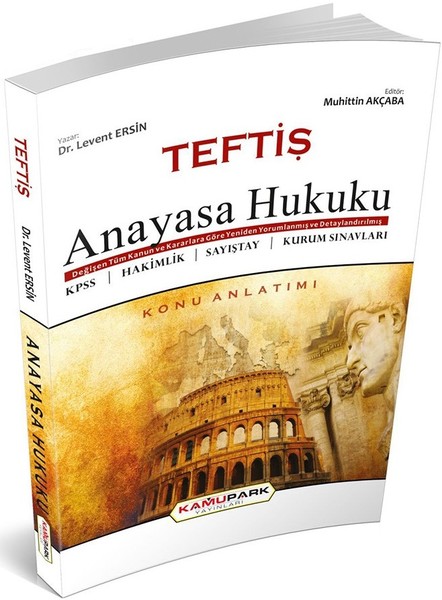 2019 Teftiş Anayasa Hukuku kitabı