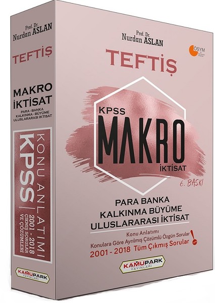 2019 Teftiş Kpss Makro İktisat-Konu Anlatımı Konulara Göre Çıkmış Sorular kitabı