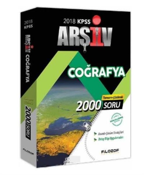 2018 Kpss Arşiv Coğrafya Tamamı Çözümlü 2000 Soru Bankası