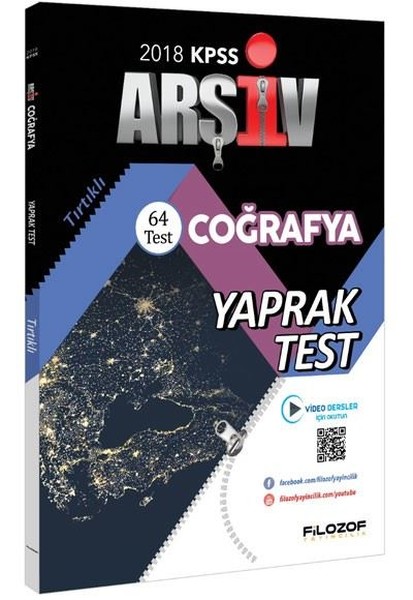 2018 Kpss Coğrafya Yaprak Test