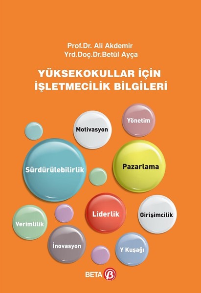 Yüksekokullar İçin İşletmecilik Bilgileri kitabı