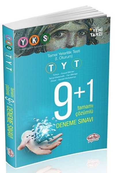 Yks Tyt 1. Oturum 9+1 Deneme Sınavı kitabı