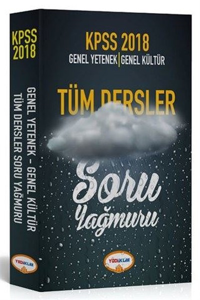 Kpss 2018 Tüm Dersler Soru Yağmuru kitabı