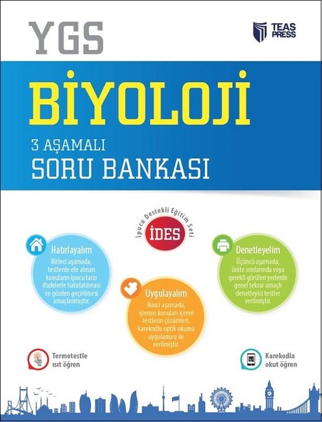 Ygs Biyoloji 3 Aşamalı Soru Bankası kitabı