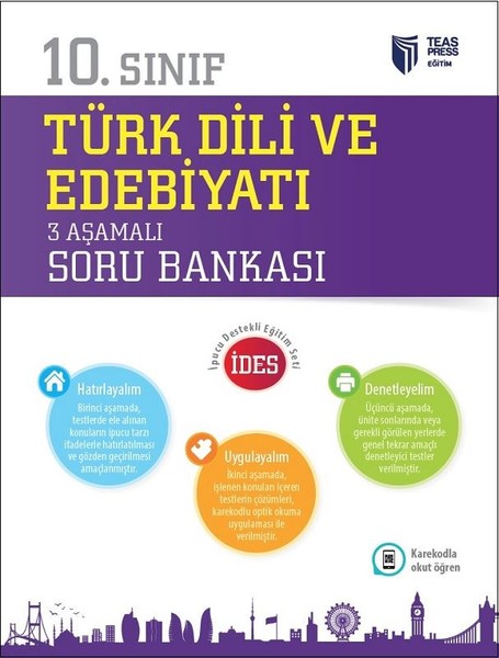 10. Sınıf Türk Dili Ve Edebiyatı 3 Aşamalı Soru Bankası kitabı