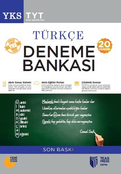 Yks Tyt Türkçe Deneme Bankası 20 Deneme kitabı