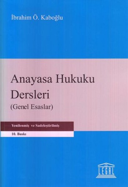 Anayasa Hukuku Dersleri (Büyük Boy) kitap kapağı