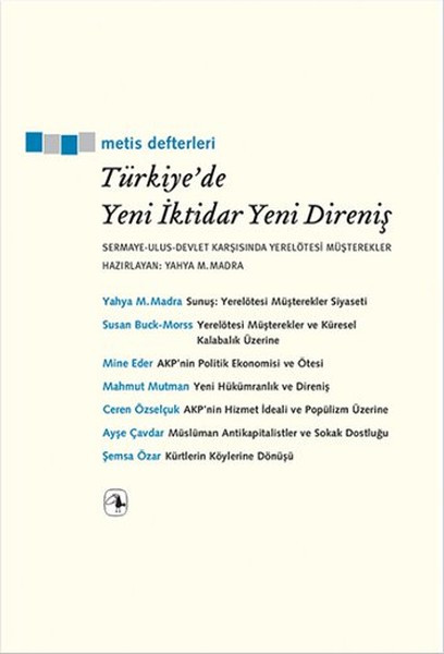 Türkiye'de Yeni İktidar Yeni Direniş kitabı