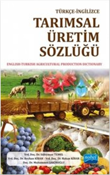 Türkçe İngilizce Tarımsal Üretim Sözlüğü kitabı