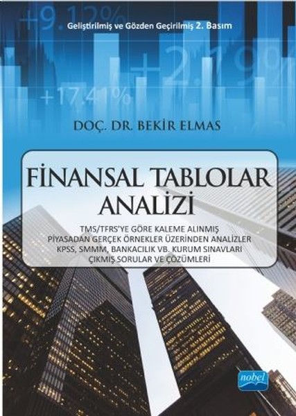 Finansal Tablolar Analizi kitabı