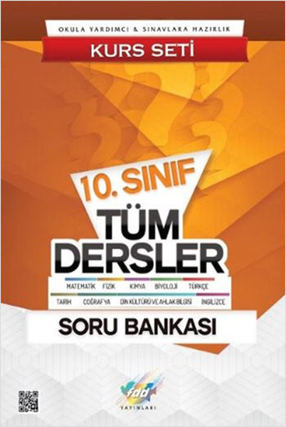 Fdd 10. Sınıf Tüm Dersler Soru Bankası Kurs Seti kitabı