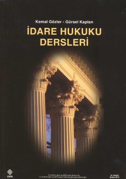 İdare Hukuku Dersleri kitabı