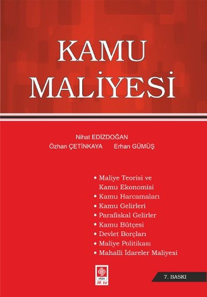 Kamu Maliyesi kitabı