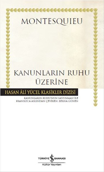 Kanunların Ruhu Üzerine kitabı